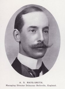 Homens proeminentes de Londres: A S Mays-Smith (foto a p/b) de English Photographer