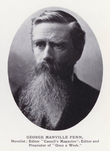 Homens proeminentes de Londres: George Manville Fenn (foto a p/b) de English Photographer