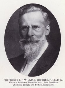 Homens proeminentes de Londres: Professor Sir William Crookes (foto a p/b) de English Photographer