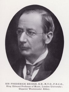 Prominent Men of London: Sir Frederick Bridge (foto a p/b) de English Photographer