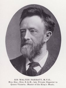Homens proeminentes de Londres: Sir Walter Parratt (foto a p/b) de English Photographer