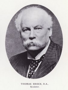 Homens proeminentes de Londres: Thomas Brock (foto a p/b) de English Photographer
