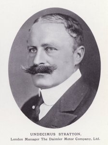 Homens proeminentes de Londres: Undecimus Stratton (foto a p/b) de English Photographer
