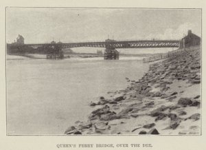 Queens Ferry Bridge, sobre o Dee de English Photographer
