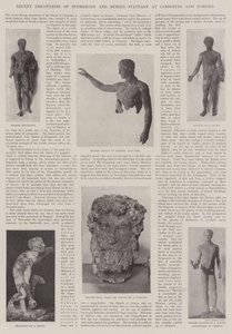 Descobertas recentes de estátuas submersas e enterradas em Cerigotto e Pompeia