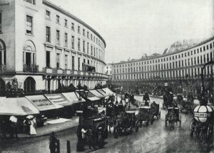 Regent Street, o Quadrante (foto a p/b) de English Photographer