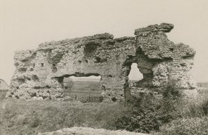 Restos da antiga cidade romana de Uriconium, Shrewsbury de English Photographer