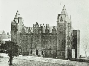 Royal College of Music: exterior, 1894 de English Photographer