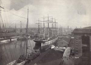 Salthouse Dock, Liverpool, junho de 1897 de English Photographer