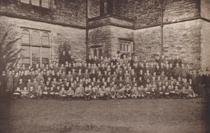 Sedbergh: Grupo de Rapazes (foto a p/b) de English Photographer
