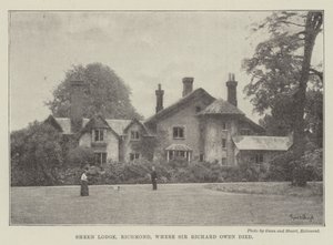 Sheen Lodge, Richmond, onde Sir Richard Owen morreu de English Photographer
