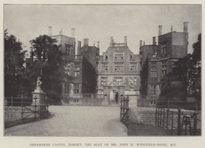 Castelo Sherborne, Dorset, a sede do Sr. John K Wingfield-Digby, MP de English Photographer