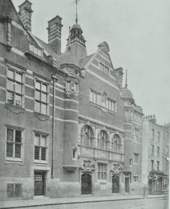 Banhos Públicos de Shoreditch: exterior, 1898 de English Photographer