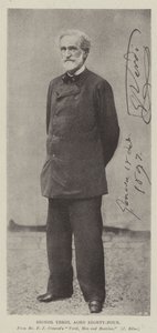 Signor Verdi, oitenta e quatro anos de English Photographer