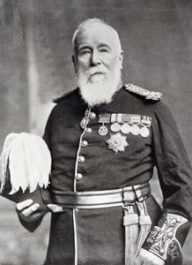 Sir Harry Burnett Lumsden (foto a p/b) de English Photographer