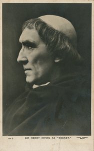 Sir Henry Irving como Becket de English Photographer