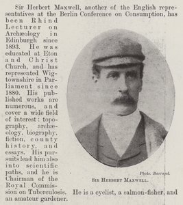 Sir Herbert Maxwell de English Photographer