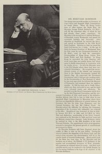 Sir Hercules Robinson, GCMG, Governador da Colônia do Cabo e Alto Comissário Imperial da África do Sul de English Photographer