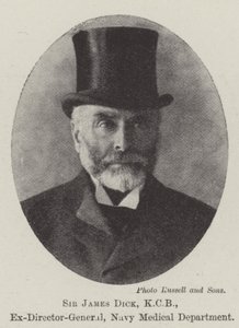 Sir James Dick, KCB, ex-diretor-geral do Departamento Médico da Marinha de English Photographer