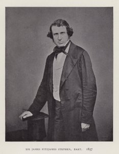 Sir James Fitzjames Stephen, Baronete, 1857 de English Photographer