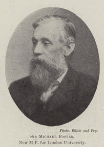 Sir Michael Foster, novo parlamentar da Universidade de Londres de English Photographer
