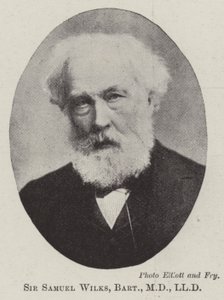 Sir Samuel Wilks, Baronete, MD, LLD de English Photographer