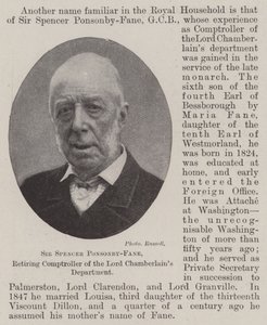 Sir Spencer Ponsonby-Fane, aposentado Comptroller do Departamento de Lord Chamberlains de English Photographer