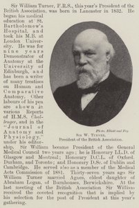 Sir W Turner, presidente da Associação Britânica de English Photographer