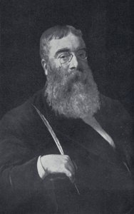 Sir Walter Besant (foto a p/b) de English Photographer