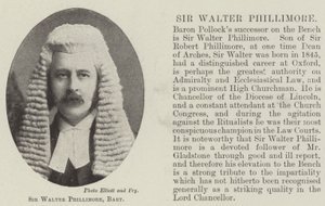 Sir Walter Phillimore, baronete de English Photographer