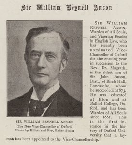 Sir William Reynell Anson de English Photographer