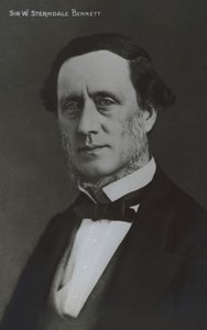 Sir William Sterndale Bennett, compositor, maestro e pianista inglês (foto a p/b) de English Photographer