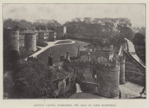Castelo de Skipton, Yorkshire, a sede do senhor Hothfield de English Photographer
