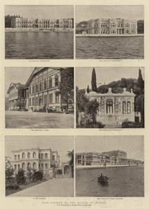 Alguns Palácios do Sultão da Turquia