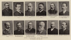 Alguns colonizadores proeminentes do cabo de English Photographer