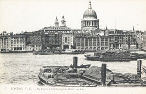 St Pauls Cathedral do rio Tamisa de English Photographer
