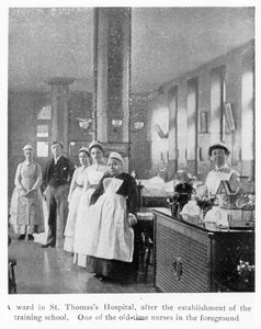 Hospital St Thomas, pós 1860 de English Photographer