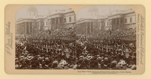 Impressão estereográfica do Jubileu de Diamante da Rainha Victorias de English Photographer
