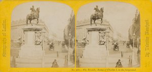 Imagem estereoscópica de Charing Cross de English Photographer