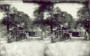 Imagem estereoscópica das Stalless Park Stalls de English Photographer