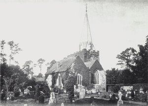 Igreja Stoke Poges (foto a p/b) de English Photographer