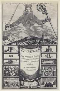 T Hobbes, Leviathan, A Crooke 1651 (foto a p/b) de English Photographer