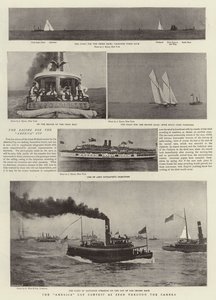 O concurso da America Cup como visto através da câmera
