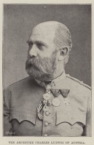 O arquiduque Charles Ludwig da Áustria de English Photographer
