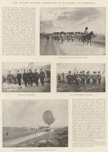 As manobras militares do outono em Wiltshire e Berkshire de English Photographer