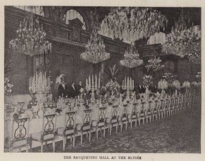 O salão de banquetes no Elysee de English Photographer