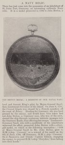 A medalha bretã, uma lembrança de nossas guerras navais de English Photographer