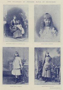 A infância da princesa Marie de Edimburgo