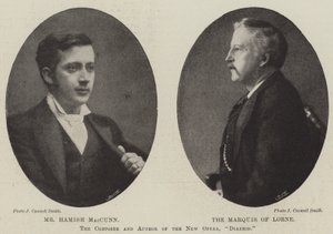 O compositor e autor da nova ópera, Diarmid de English Photographer