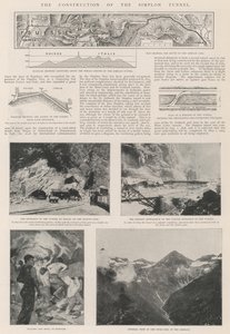 A construção do túnel Simplon